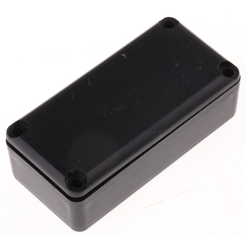 5 pcs - Black ABS Potting Box With Lid, 49 x 24 x 16mm