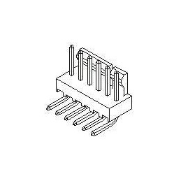10 pcs - Molex KK 254 Series Right Angle Through Hole Pin Header, 12 Contact(s), 2.54mm Pitch, 1 Row(s), Unshrouded