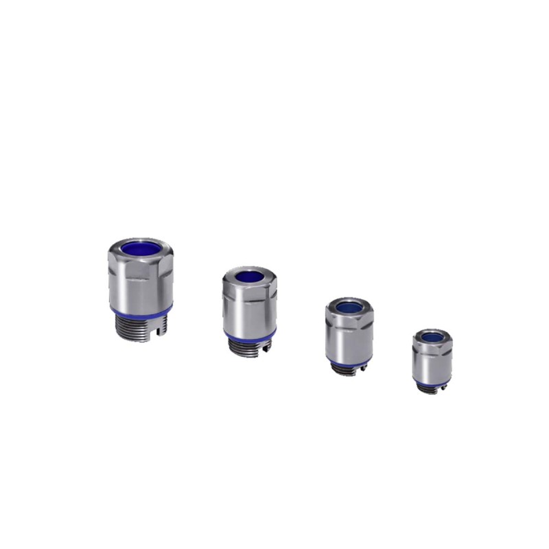 5 pcs - Rittal Cable Gland HD - 2410001 Series Metallic Stainless Steel Cable Gland, M12 Thread, 3mm Min, 6 5mm Max, IP68