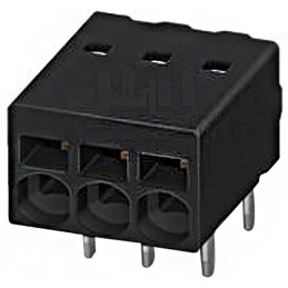 5 pcs - Phoenix Contact PTSM 0.5/ 3-2.5-H THR R32 Series PCB Terminal Block, 3-Contact, 2.5mm Pitch, Through Hole Mount, 1-Row,