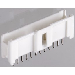 10 pcs - Molex MicroClasp Series Straight Through Hole PCB Header, 9 Contact(s), 2.0mm Pitch, 1 Row(s), Shrouded