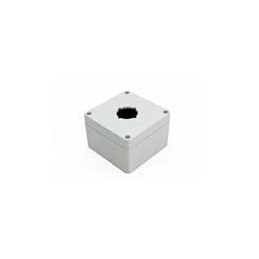 1 pcs : 1554PB1 - Electrical Enclosures Pushbutton Enclosure 1 PB x 30.5mm - 3.5 x 3.5 x 2.4in - Polycarbonate - N4X