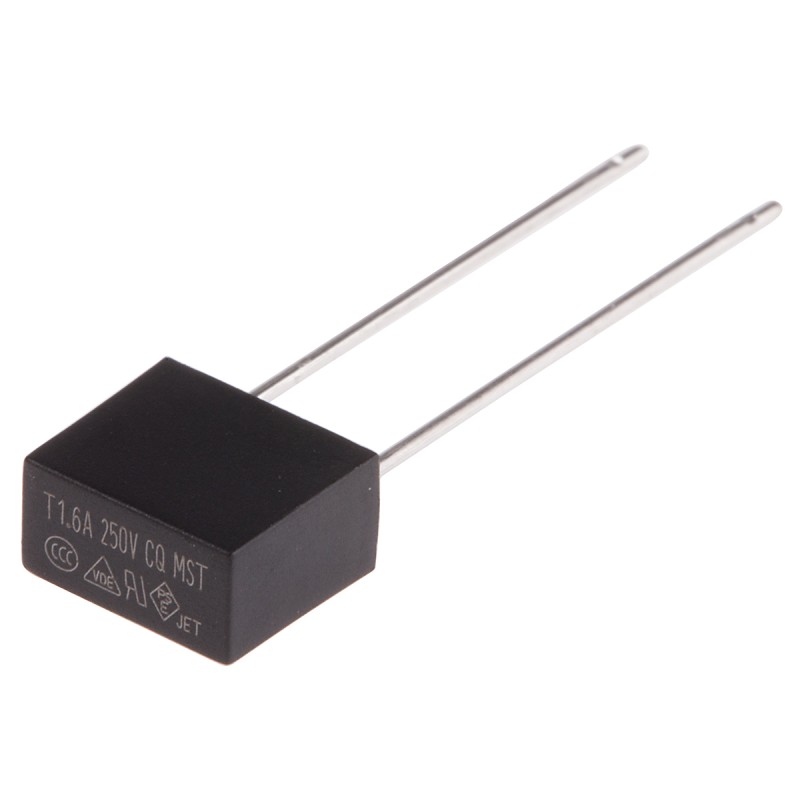 10 pcs - RS PROPC Board Non Resettable Fuse, Radial 1.6A, 250V ac