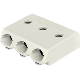 10 pcs - Wago 2059 Series PCB Terminal Block, 3-Pole, Female, 3-Way, PCB Mount, 3A