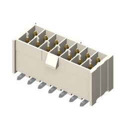 1 pcs - Samtec IPL1 Series Straight Through Hole PCB Header, 4 Contact(s), 2.54mm Pitch, 2 Row(s), Shrouded