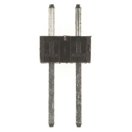 10 pcs - HARWIN M20 Series Straight Through Hole Pin Header, 2 Contact(s), 2.54mm Pitch, 1 Row(s), Unshrouded