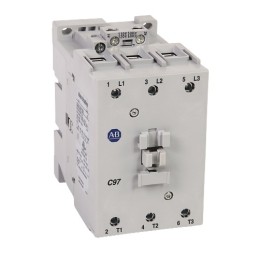 1 pcs - Rockwell Automation 100-C Series Contactor, 230 V ac Coil, 3-Pole, 97 A, 52 kW, 3NO, 690 V ac