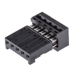 44 pcs - Stelvio Kontek 5-Way IDC Connector Socket for Cable Mount, 1-Row
