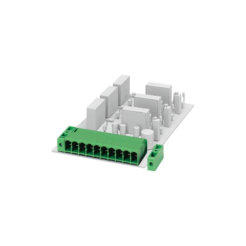 1 pcs - Phoenix Contact 7.62mm Pitch 4 Way Right Angle Pluggable Terminal Block, Header, Through Hole, Solder Termination