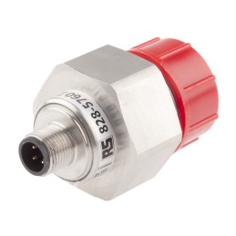 1 pcs - RS PRO Pressure Sensor, 0bar Min, 2bar Max, Current Output, Relative Reading