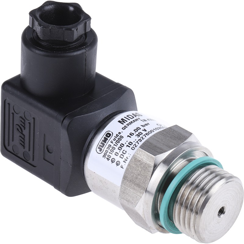 1 pcs - Jumo Pressure Sensor, 0bar Min, 16bar Max