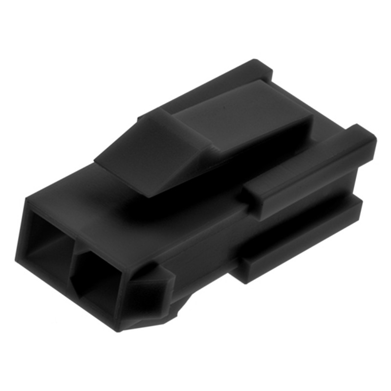 10 pcs - Molex, Mini-Fit Jr Male Connector Housing, 4.2mm Pitch, 2 Way, 2 Row