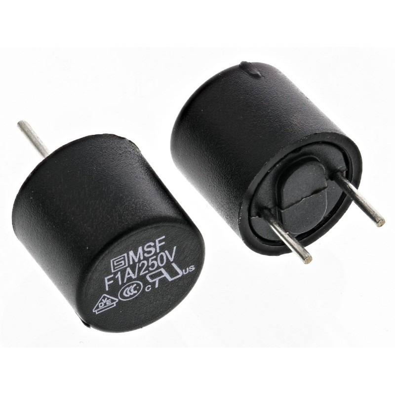 10 pcs - SchurterPC Board Non Resettable Fuse, Radial 1A, 250V ac