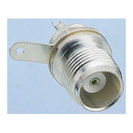 1 pcs - Amphenol RF, jack Panel Mount TNC Connector, 50Ω, Solder Termination, Straight Body