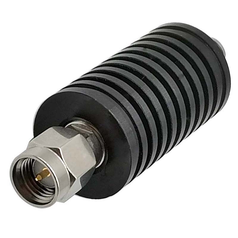 1 pcs - RF Attenuator Straight Coaxial Connector SMA 6dB, Operating Frequency 6GHz