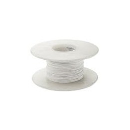 1 pcs : R26W-0100 - Cable Mounting & Accessories 26AWG KYNAR INSUL 100' SPOOL WHITE