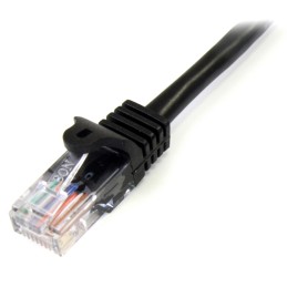 1 pcs - Startech Cat5e Male RJ45 to Male RJ45 Ethernet Cable, U/UTP, Black PVC Sheath, 1m, CM Rated