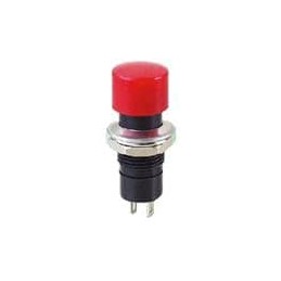 1 pcs : R13-40B-05-BR - Pushbutton Switches SPST OFF-ON RED
