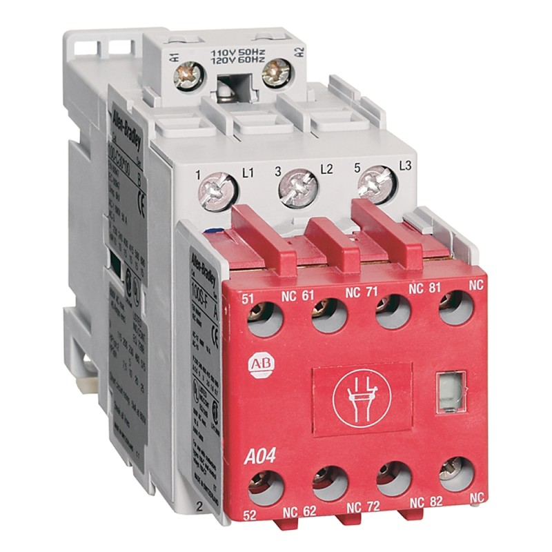 1 pcs - Rockwell Automation 100S-C Series Contactor, 24 V dc Coil, 3-Pole, 43 A, 34 kW, 3NO, 690 V ac