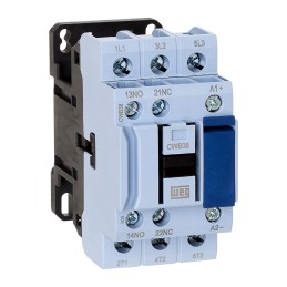 1 pcs - WEG CWB Series Contactor, 24 V dc Coil, 3-Pole, 38 A, 18.5 kW, 3NO, 690 V ac