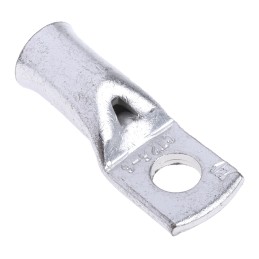 10 pcs - RS PRO Uninsulated Tubular Ring Terminal, M6 Stud Size to 25mm² Wire Size