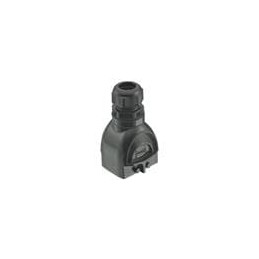 1 pcs : 19411060422 - Heavy Duty Power Connectors HAN ECO 6B TOP ENTRY HOOD W/ CABLE GLAND
