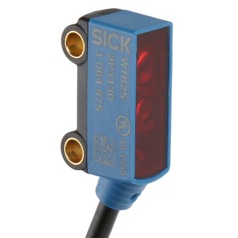 1 pcs - Sick Background Suppression Photoelectric Sensor, Block Sensor, 1 mm - 36 mm Detection Range