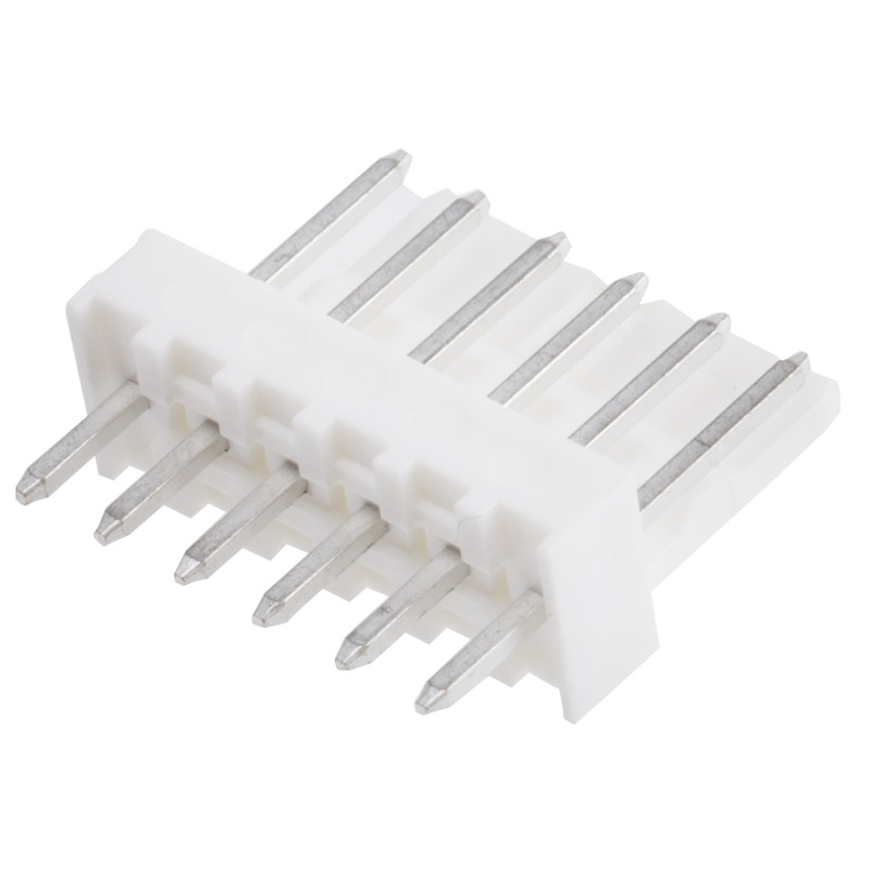 10 pcs - Molex 6410 Series Straight Through Hole Pin Header, 6 Contact(s), 2.54mm Pitch, 1 Row(s), Unshrouded
