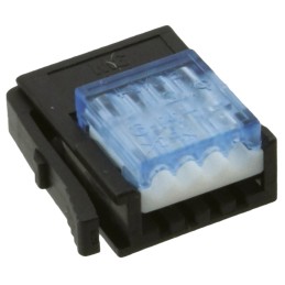 1 pcs - 3M 4-Way IDC Connector Plug for Cable Mount, 1-Row