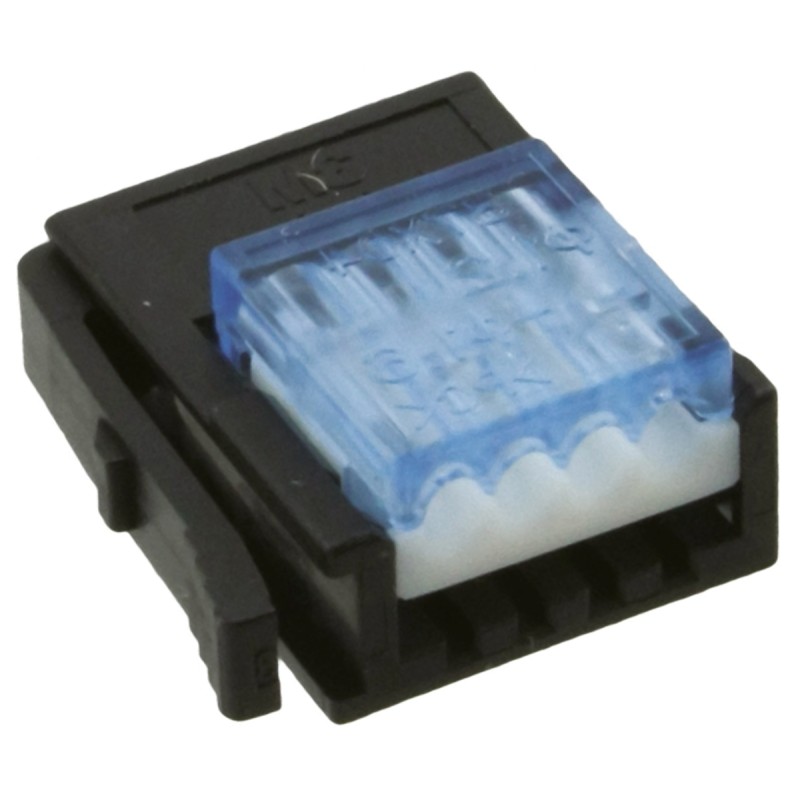 1 pcs - 3M 4-Way IDC Connector Plug for Cable Mount, 1-Row
