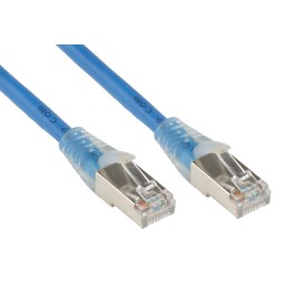 1 pcs - RS PRO Cat5e Male RJ45 to Male RJ45 Ethernet Cable, F/UTP, Blue PVC Sheath, 3m