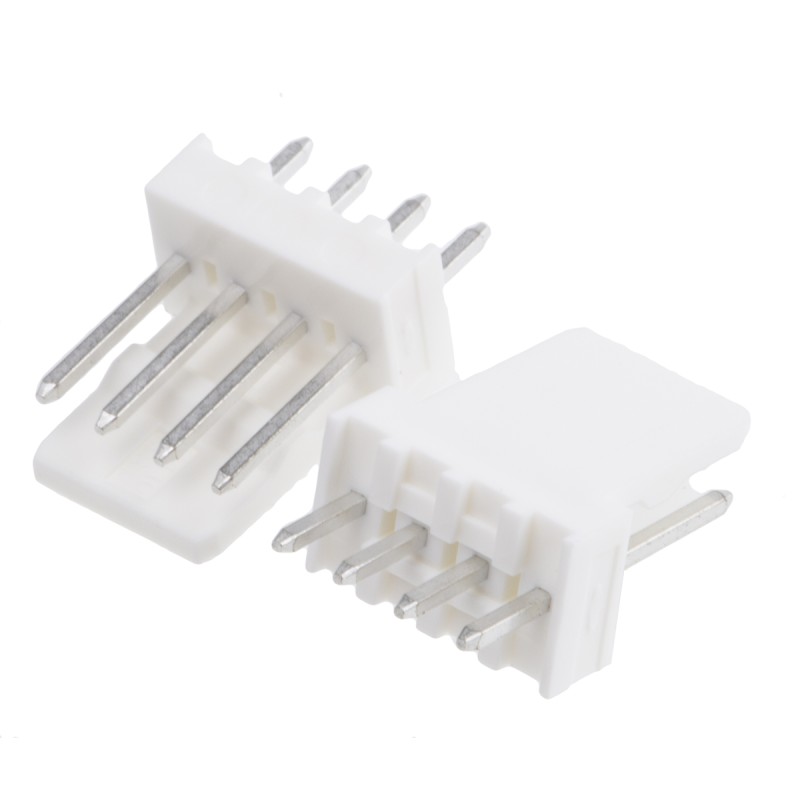 10 pcs - Molex KK 254 Series Straight Through Hole Pin Header, 4 Contact(s), 2.54mm Pitch, 1 Row(s), Unshrouded