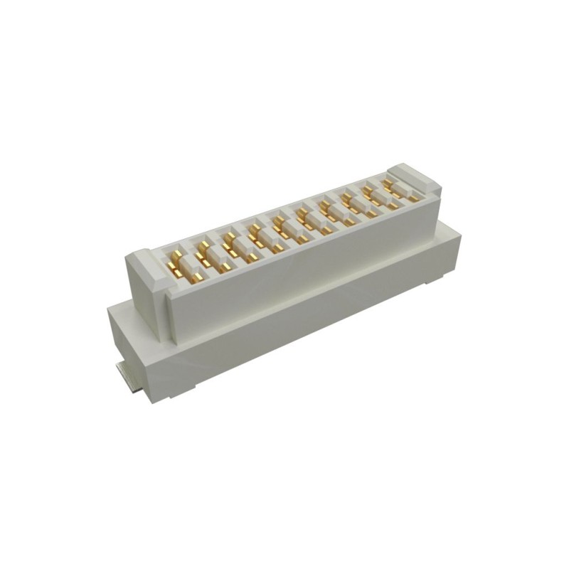 1 pcs - Amphenol Communications Solutions PowerStak Series Vertical Surface Mount PCB Socket, 10-Contact, 1-Row, Solder