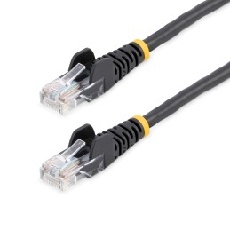 1 pcs - StarTech.com Cat5e Male RJ45 to Male RJ45 Ethernet Cable, U/UTP, Black PVC Sheath, 5m, CM Rated