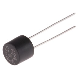 10 pcs - RS PROPC Board Non Resettable Fuse, Radial 4A, 250V ac