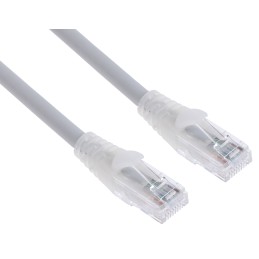 1 pcs - RS PRO Cat6 Male RJ45 to Male RJ45 Ethernet Cable, U/UTP, Grey LSZH Sheath, 3m
