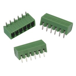1 pcs - Wurth Elektronik 3.5mm Pitch 6 Way Pluggable Terminal Block, Header, Through Hole, Solder Termination