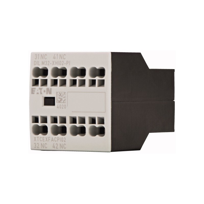 1 pcs - Eaton Auxiliary Contact, 2 Contact, 2 NC, Front Fixing
