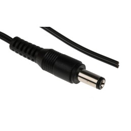 1 pcs - RS PRO 2.5mm DC Power Plug to Unterminated Power Cord, 1.8m