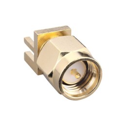 1 pcs - TE Connectivity, Plug PCB Mount SMA Connector, Solder Termination, Straight Body