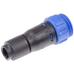 1 pcs - Bulgin Circular Connector, 4 Contacts, Cable Mount, Miniature Connector, Socket, Female, IP68, Buccaneer 400 Series