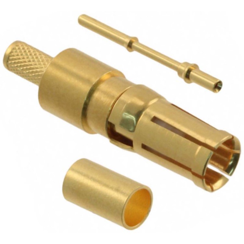 1 pcs - HARTING, D-Sub Mixed Series, Female Crimp D-Sub Connector Coaxial Contact, Gold Coaxial, 30 AWG - 24 AWG