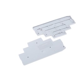 10 pcs - Phoenix Contact D-PT 2.5-3L Series End Cover for Use with DIN Rail Terminal Blocks