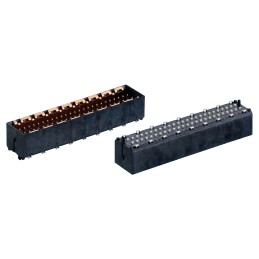 1 pcs - ERNI MicroSpeed Series Straight Surface Mount PCB Header, 50 Contact(s), 1.0mm Pitch, 2 Row(s), Shrouded