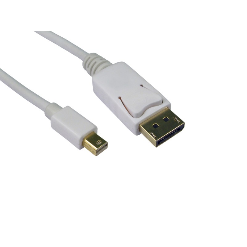1 pcs - RS PRO Male Mini DisplayPort to Male DisplayPort, PVC Cable, 1080p, 5m