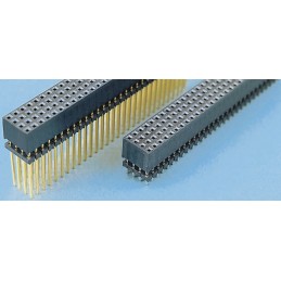 1 pcs - Samtec ESQT Series Straight Through Hole Mount PCB Socket, 120-Contact, 4-Row, 2mm Pitch, Solder Termination