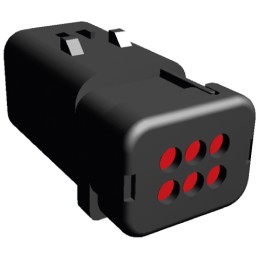 1 pcs - TE Connectivity, AMPSEAL 16 Automotive Connector Plug 6 Way