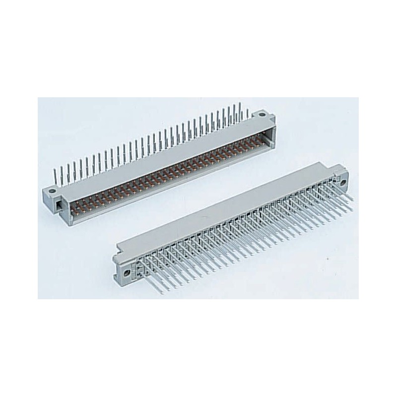 1 pcs - Harting 64 Way 2.54mm Pitch, Type B Class C1, 2 Row, Right Angle DIN 41612 Connector, Plug