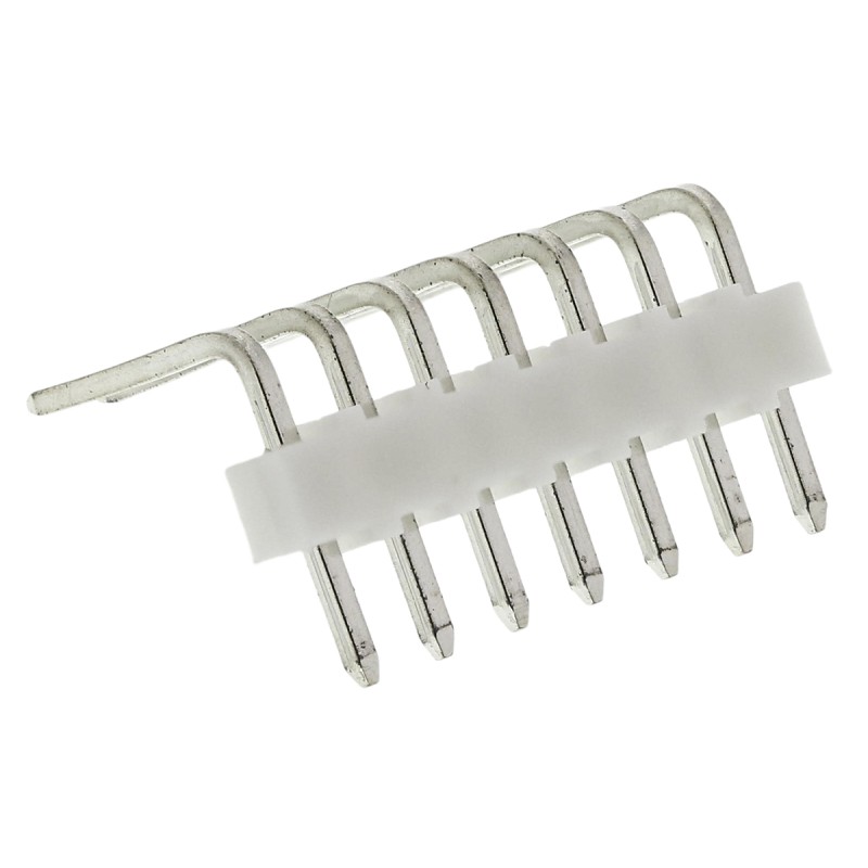 10 pcs - Molex KK 254 Series Right Angle Through Hole Pin Header, 7 Contact(s), 2.54mm Pitch, 1 Row(s), Unshrouded