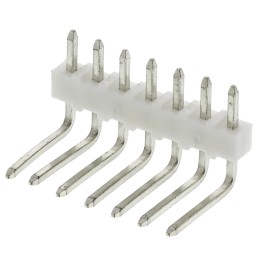 10 pcs - Molex KK 254 Series Right Angle Through Hole Pin Header, 7 Contact(s), 2.54mm Pitch, 1 Row(s), Unshrouded